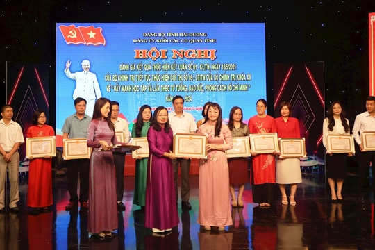 Tăng cường phối hợp giữa Đảng ủy Khối và các cơ quan chuyên trách tham mưu, giúp việc Tỉnh ủy Hải Dương