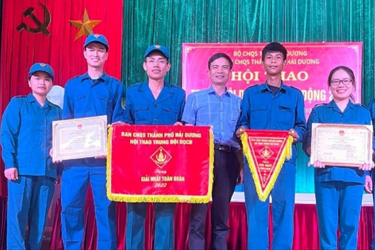 Người chỉ huy trưởng ở TP Hải Dương mẫn cán với công việc