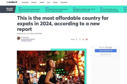 Vietnam an ideal destination for expats: InterNations