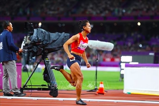Trần Thị Nhi Yến - vận động viên điền kinh giành suất đặc cách dự Olympic Paris 2024