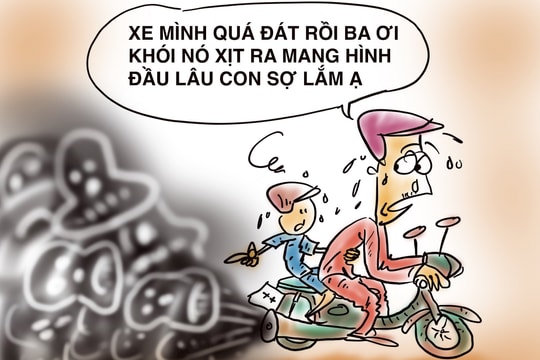 Nguy hiểm xe máy quá "đát"