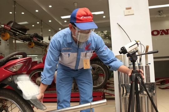 Từ 1/1/2025 chưa thực hiện kiểm định khí thải với xe máy