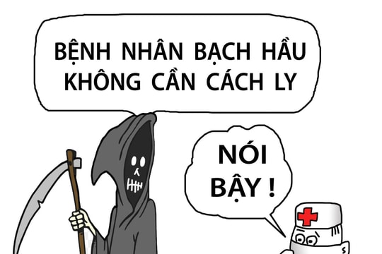 Bệnh nhân bạch hầu phải cách ly