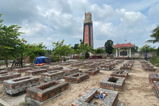 Xã Hồng Phong (Thanh Miện) đầu tư gần 6 tỷ đồng cải tạo nghĩa trang liệt sĩ