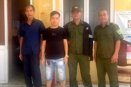 Tổ bảo vệ an ninh, trật tự cơ sở ở xã Ngọc Liên (Cẩm Giàng) đuổi bắt trộm, lấy lại tài sản cho người dân