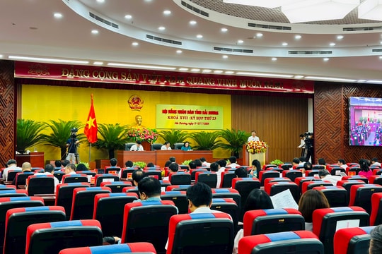 [Truyền hình trực tuyến] Phiên bế mạc Kỳ họp thứ 23 HĐND tỉnh Hải Dương khoá XVII