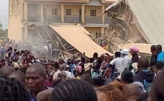 Sập tòa nhà học đường ở Nigeria, ít nhất 22 người thiệt mạng, 132 người bị thương
