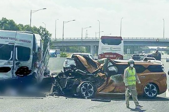 Sẽ khởi tố vụ án tai nạn liên hoàn 2 người chết trên cao tốc Hà Nội - Hải Phòng đoạn qua Hải Dương