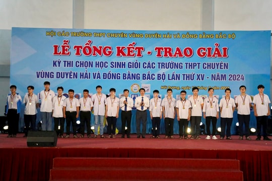 Hải Dương đoạt 8 huy chương vàng thi chọn học sinh giỏi các trường THPT chuyên khu vực duyên hải và đồng bằng Bắc Bộ