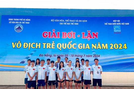 Hải Dương thắng lớn Giải bơi - lặn vô địch trẻ quốc gia