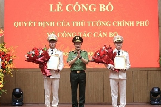 Trung tướng Phạm Thế Tùng và Thiếu tướng Nguyễn Ngọc Lâm làm Thứ trưởng Công an