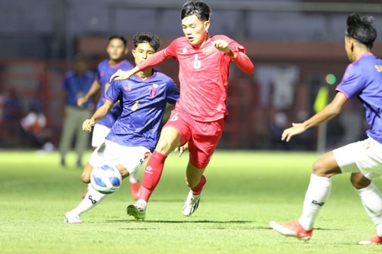 U19 Việt Nam "thoát hiểm" trước U19 Myanmar