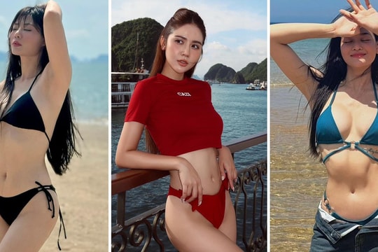 Huyền Lizzie, Thanh Hương, Quỳnh Nga... đọ dáng với bikini