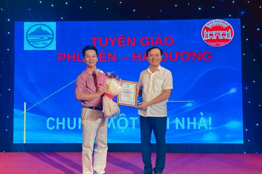 Phó Trưởng Ban Tuyên giáo Hải Dương Nguyễn Mạnh Thắng đoạt giải nhất Cuộc thi sáng tác văn học, nghệ thuật tỉnh Phú Yên
