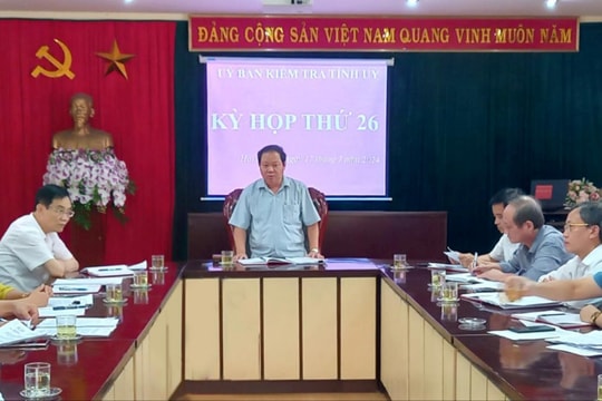 Kết quả kiểm tra khi có dấu hiệu vi phạm đối với Đảng đoàn Hội Liên hiệp Phụ nữ tỉnh, Đảng ủy Trường Chính trị tỉnh Hải Dương