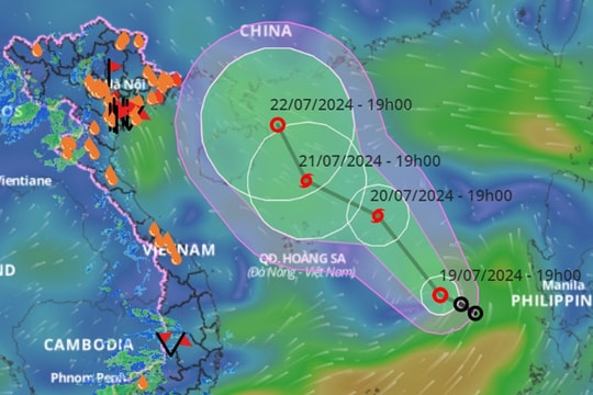 Áp thấp nhiệt đới trên Biển Đông khả năng mạnh lên thành bão