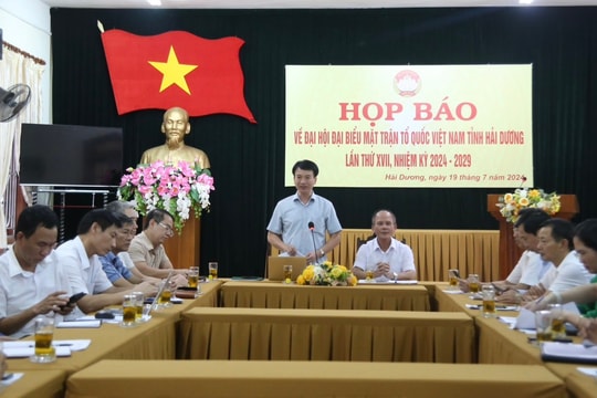Đại hội đại biểu MTTQ tỉnh Hải Dương dự kiến diễn ra từ ngày 1-2/8