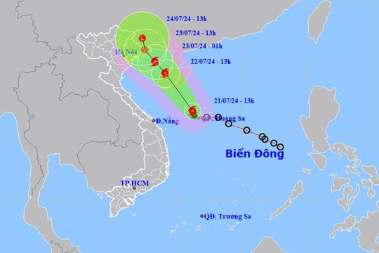 Bão số 2 hướng vào đất liền, Bắc Bộ sắp hứng đợt mưa lớn