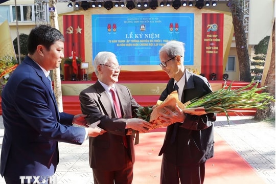 Câu chuyện xúc động ở ngôi trường phổ thông của Tổng Bí thư Nguyễn Phú Trọng