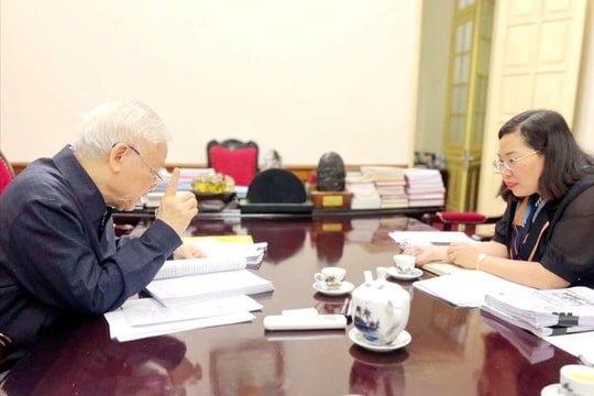 Chuyện của người phụ nữ Hải Dương tham gia biên tập gần 30 cuốn sách của Tổng Bí thư Nguyễn Phú Trọng