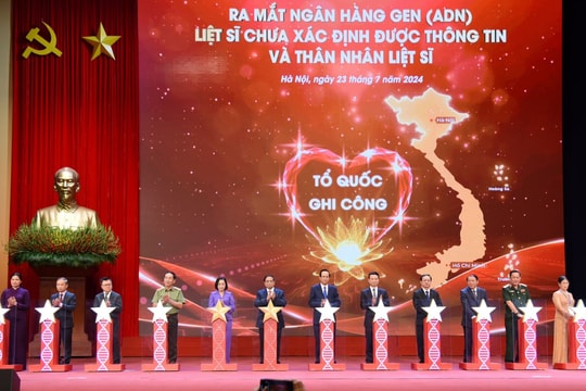 Ra mắt Ngân hàng gen liệt sĩ chưa xác định được thông tin và thân nhân liệt sĩ