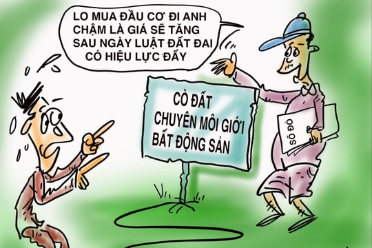 "Cò" đất làm nóng thị trường