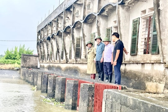 Hải Dương phát công điện ứng phó mưa lũ sau bão số 2
