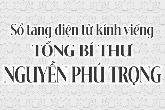 Báo Hải Dương điện tử mở sổ tang kính viếng Tổng Bí thư Nguyễn Phú Trọng