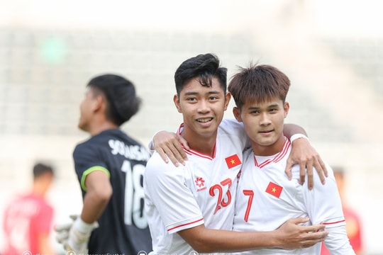 Thắng đậm U19 Lào, U19 Việt Nam xếp nhì bảng nhưng vẫn bị loại