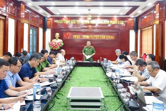 Cẩm Giàng không để tình trạng “trên nóng, dưới lạnh” trong bảo đảm trật tự, an toàn giao thông