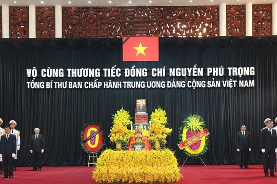 State funeral held for Party General Secretary Nguyen Phu Trong