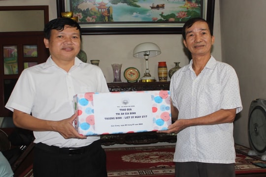 TYM chi nhánh Hải Dương tặng quà người có công, gia đình chính sách