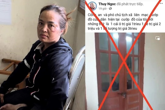 Xử phạt một phụ nữ ở Thanh Hà đăng thông tin sai sự thật, xúc phạm cơ quan chức năng trên mạng xã hội