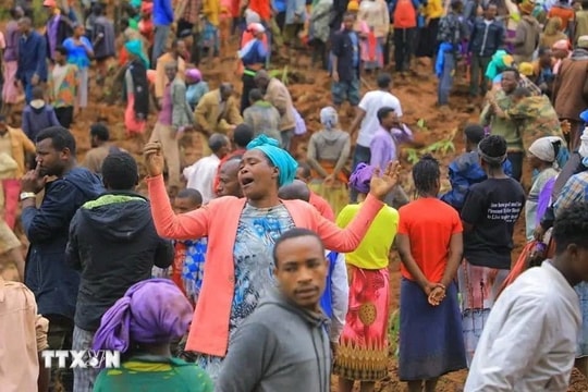 Hạ viện Ethiopia tuyên bố quốc tang 3 ngày tưởng niệm các nạn nhân vụ lở đất