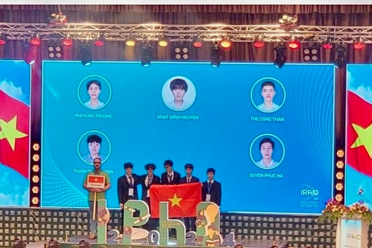Việt Nam xuất sắc giành 2 huy chương vàng, 3 huy chương bạc tại Olympic vật lý quốc tế 2024