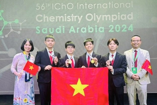 Việt Nam xếp thứ 2 trong kỳ thi Olympic hóa học quốc tế năm 2024