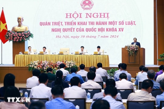 Hội nghị trực tuyến toàn quốc triển khai thực thi các luật, nghị quyết của Quốc hội