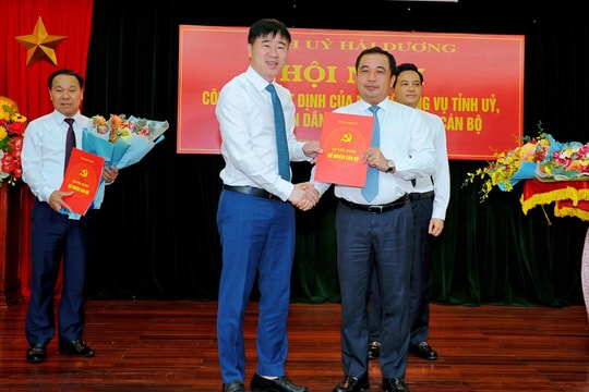 Đồng chí Lê Hồng Diên giữ chức Chánh Văn phòng Tỉnh ủy Hải Dương