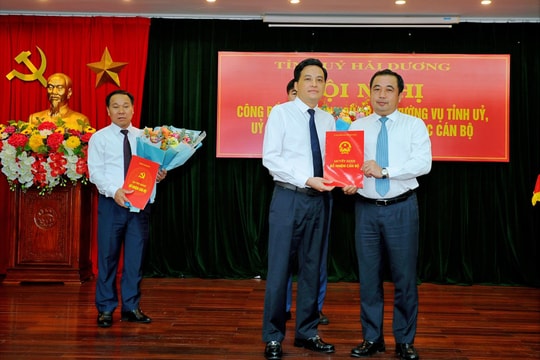 Đồng chí Lê Anh Dũng giữ chức Giám đốc Sở Kế hoạch và Đầu tư tỉnh Hải Dương