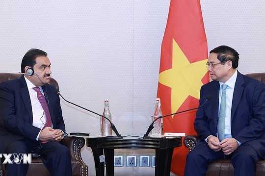 Thủ tướng Phạm Minh Chính tiếp lãnh đạo một số tập đoàn hàng đầu của Ấn Độ