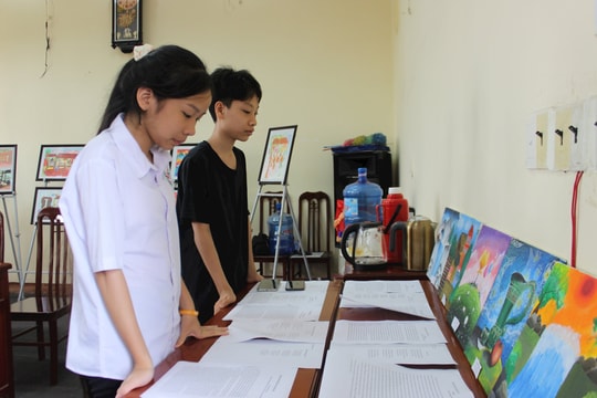 117 tác phẩm từ lớp bồi dưỡng năng khiếu văn học, mỹ thuật ở Hải Dương