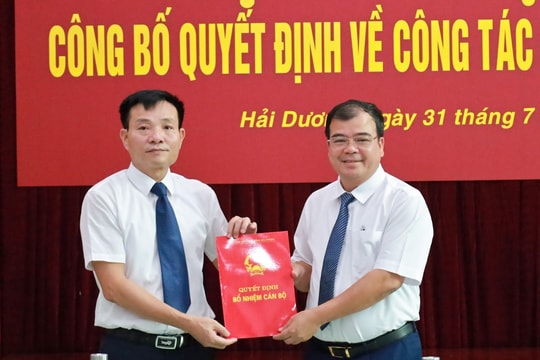 Đồng chí Nguyễn Minh Nghĩa giữ chức Phó Giám đốc Đài Phát thanh và Truyền hình Hải Dương