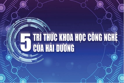 5 trí thức khoa học công nghệ tiêu biểu của Hải Dương
