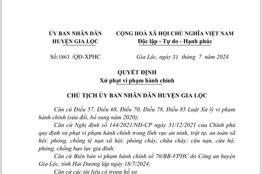 Cho vay nặng lãi, ném chất bẩn vào nhà để đòi nợ, 4 người đàn ông ở Gia Lộc bị phạt nặng