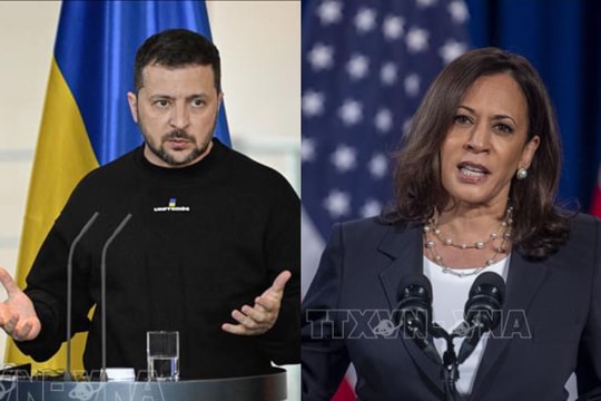 Tạp chí Time tiết lộ về mối quan hệ 'không mấy nồng ấm' giữa bà Harris và ông Zelensky