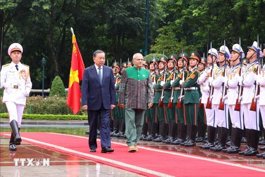 Chủ tịch nước Tô Lâm chủ trì lễ đón chính thức Tổng thống Timor-Leste