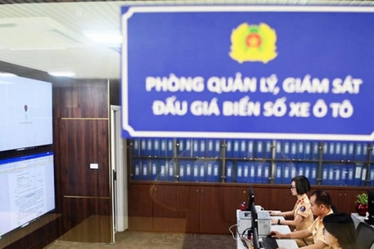 Trên 2.723 tỷ đồng nộp ngân sách Nhà nước sau 4 phiên đấu giá biển số xe ô tô