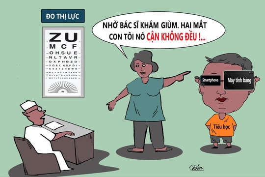 Nghỉ hè, hại mắt