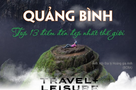 Quảng Bình - top 13 điểm đến đẹp nhất thế giới