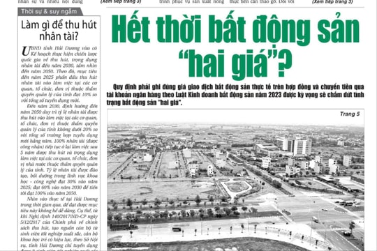 Xem gì trên báo Hải Dương ngày 9/8?